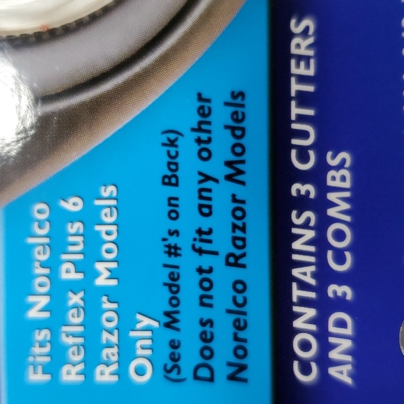 Norelco Reflex Plus 6 replacement heads for Reflex Plus 6 razor models only - Picture 4 of 4